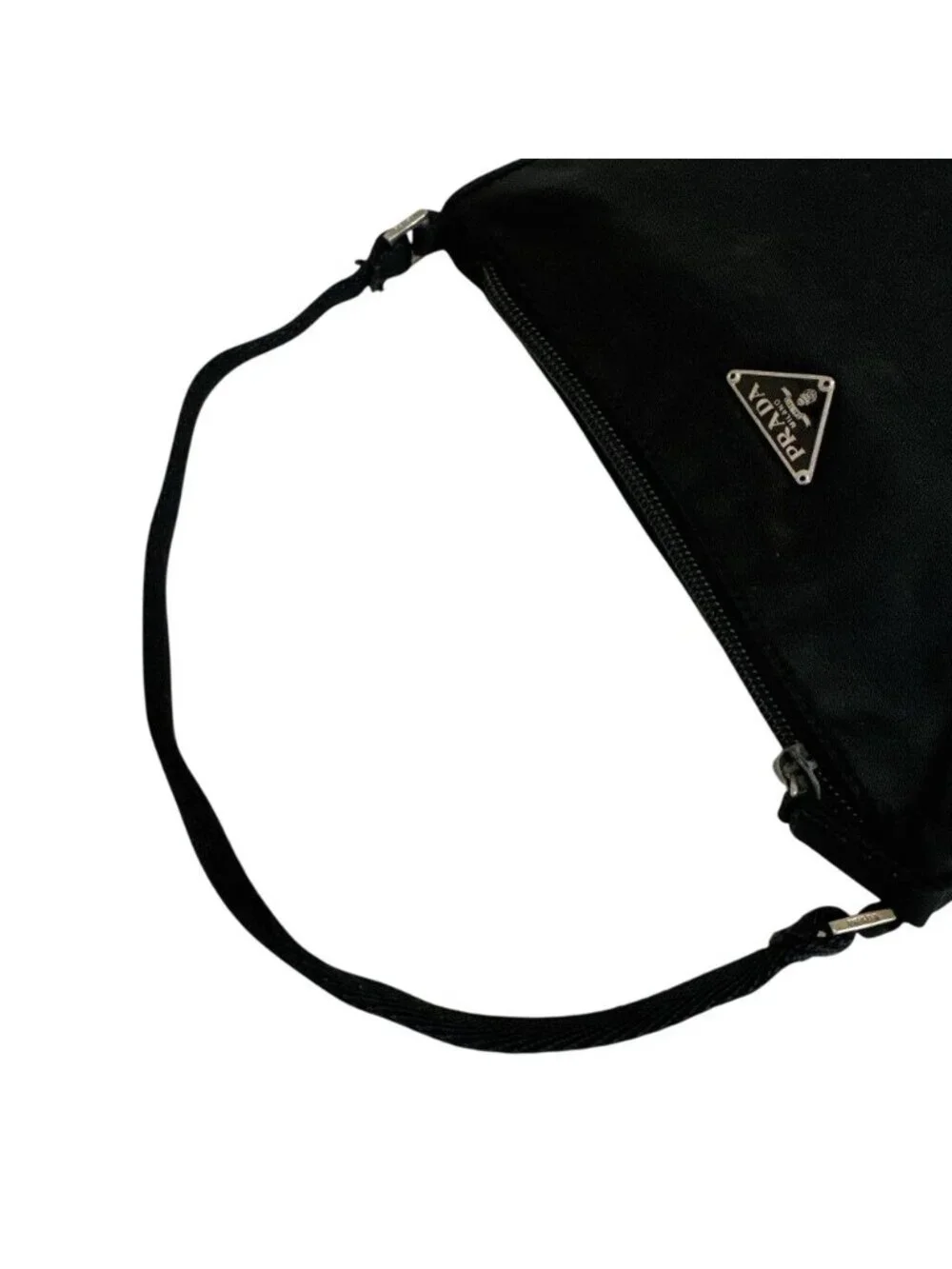 Prada Mini Bag Logo Accessory Pouch Triangle